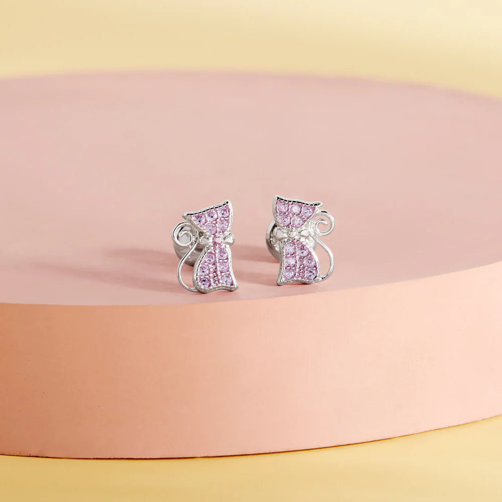 Sassy Kitty Cat Girl Earrings