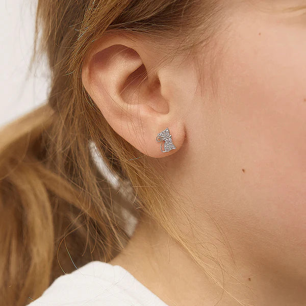 Sassy Kitty Cat Girl Earrings