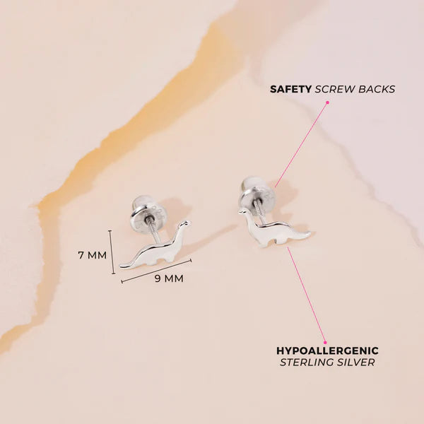 Gentle Giant Dinosaur Girl Earrings